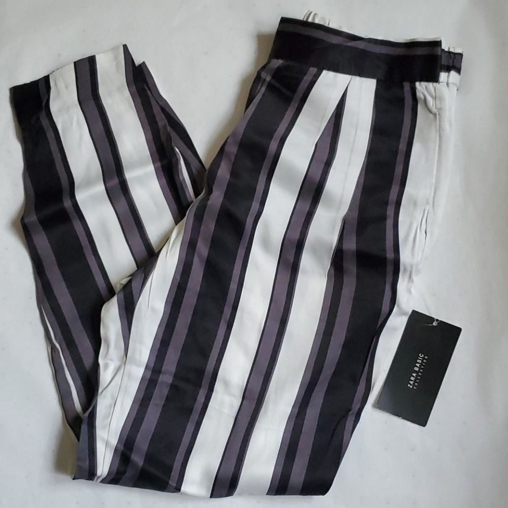 NWT Zara striped pants....Sz S